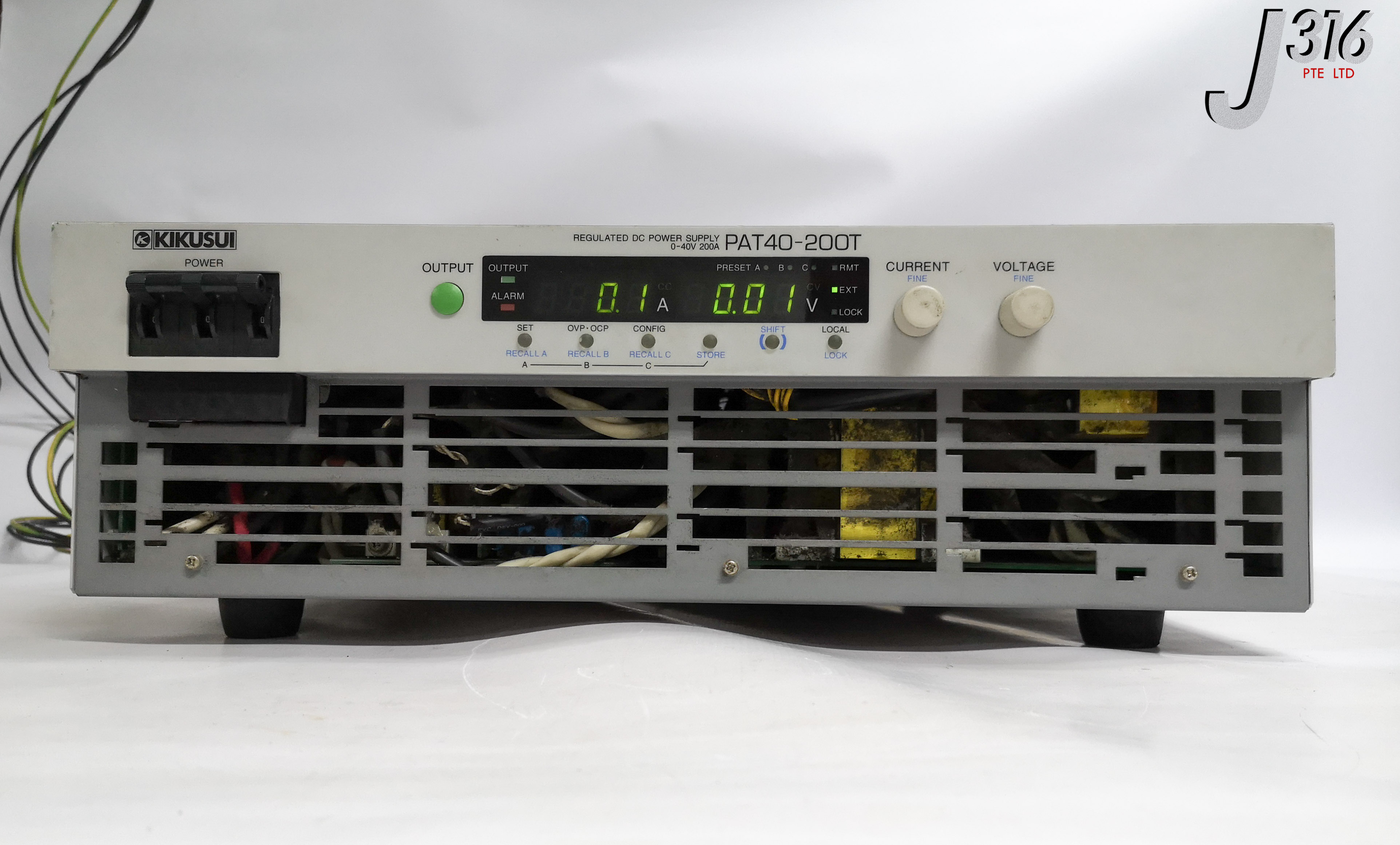 オーダー用 18333 KIKUSUI REGULATED DC POWER SUPPLY, 0-40V, 200A PAT40-200T | eBay